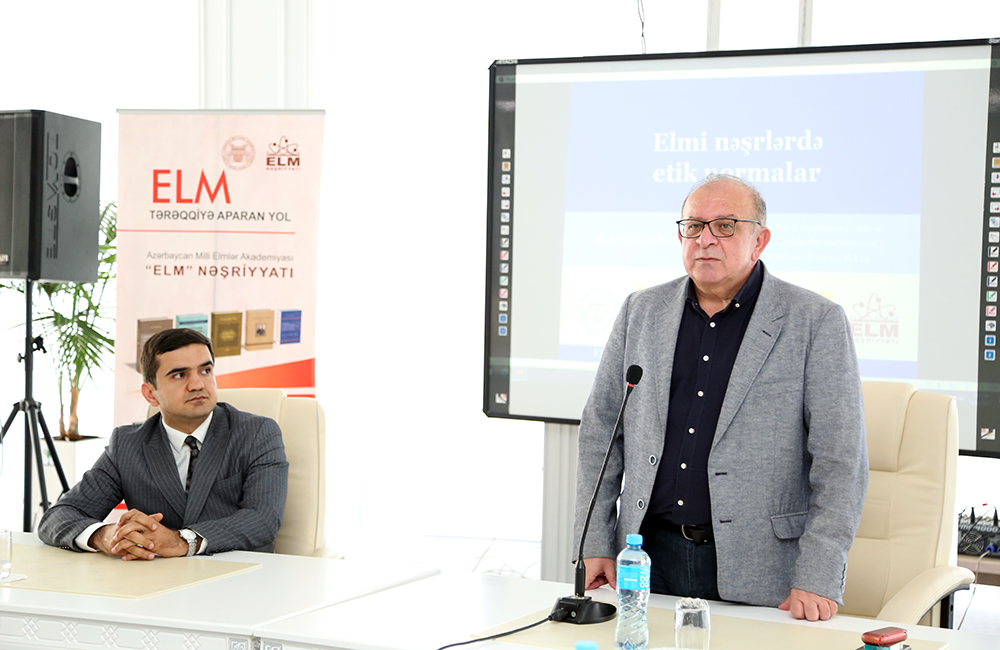 AMEA-da “Elmi nəşrlərdə etik normalar” mövzusunda seminar keçirilib