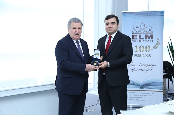 Səbuhi Qəhrəmanov “Azərbaycan Milli Elmlər Akademiyasının 80 illiyi (1945-2025)” döş nişanı ilə təltif olunub