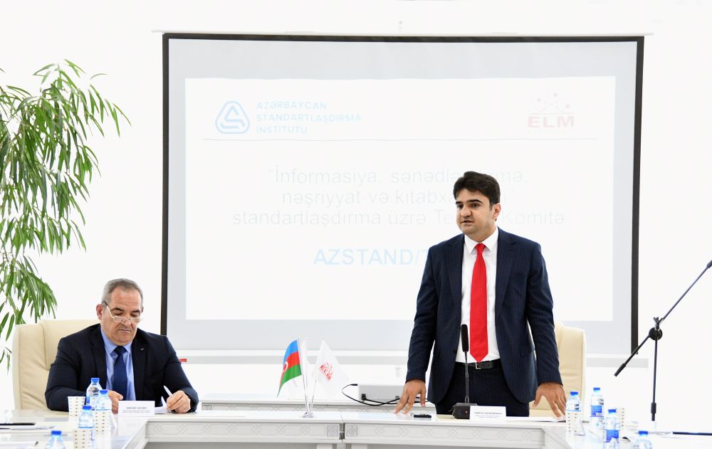 “İnformasiya, sənədləşdirmə, nəşriyyat və kitabxana işi” standartlaşdırma üzrə Texniki Komitənin ilk iclası keçirilib