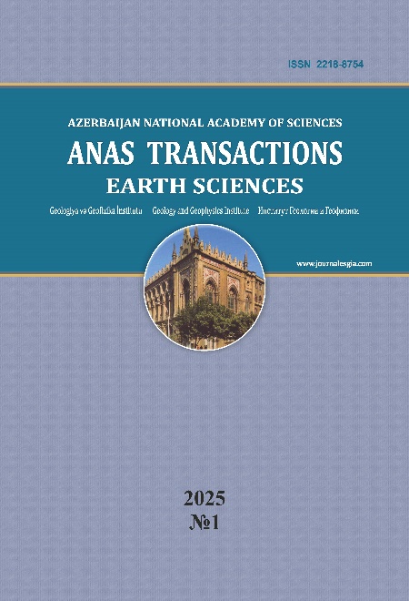 “ANAS Transactions Earth Sciences” jurnalının 2025-ci ildə ilk nömrəsi işıq üzü görüb